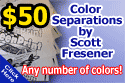 Color Separations by Scott Fresener $50