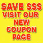 Save $$ With our New Coupon Page